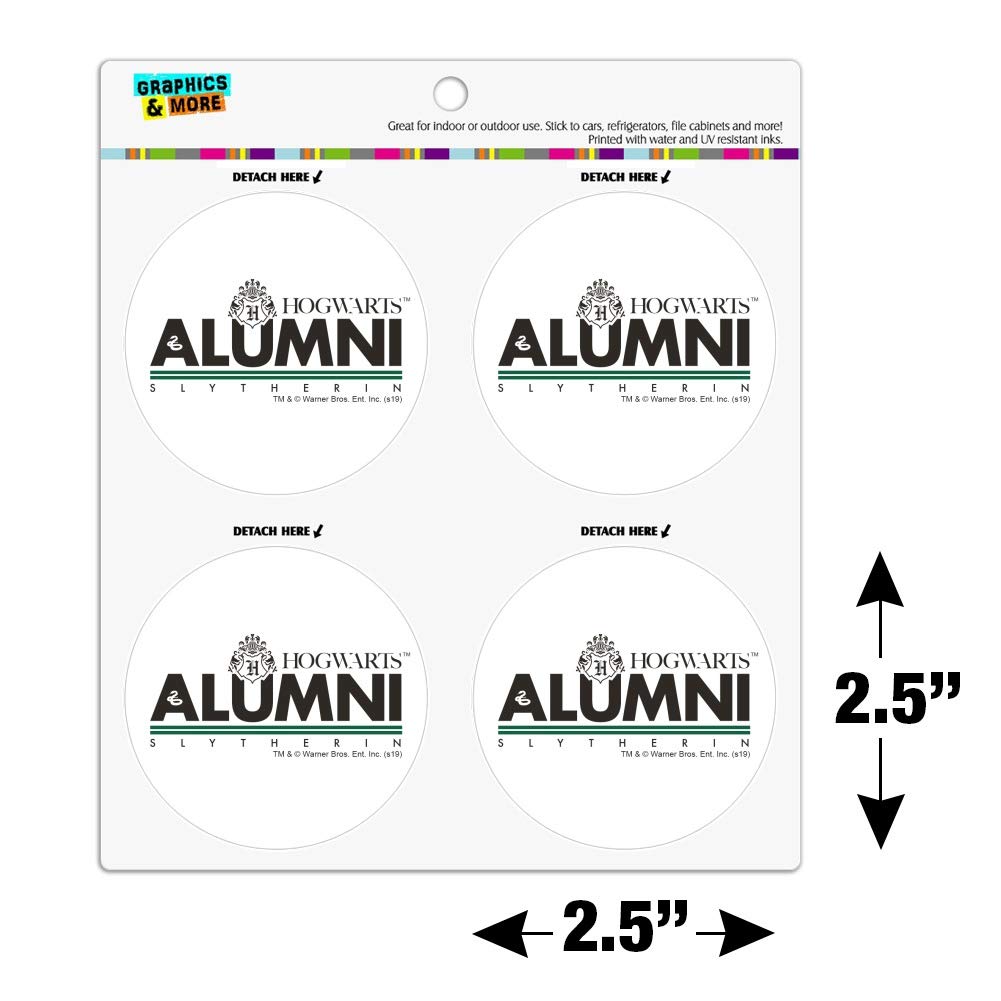 Harry Potter Slytherin Alumni Refrigerator Magnet Set - 12 Vinyl Circle Magnets for Fridge, Locker & Office Decor - Perfect for Harry Potter Fans & Collectors