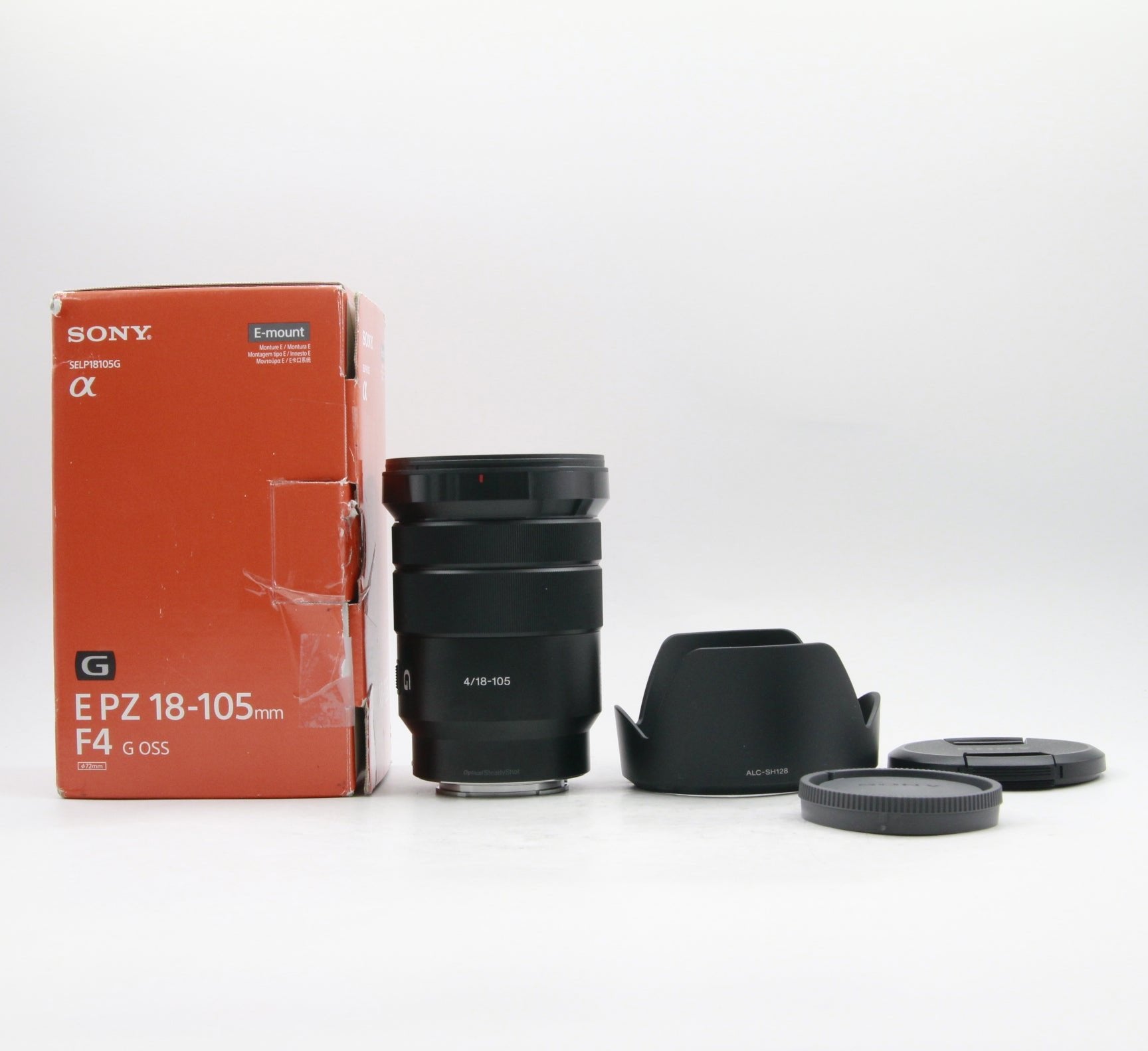 Open Box Sony E PZ 18-105mm f/4 G OSS Lens - Power Zoom for Video & Photography - Perfect for Vlogging, Travel & Events