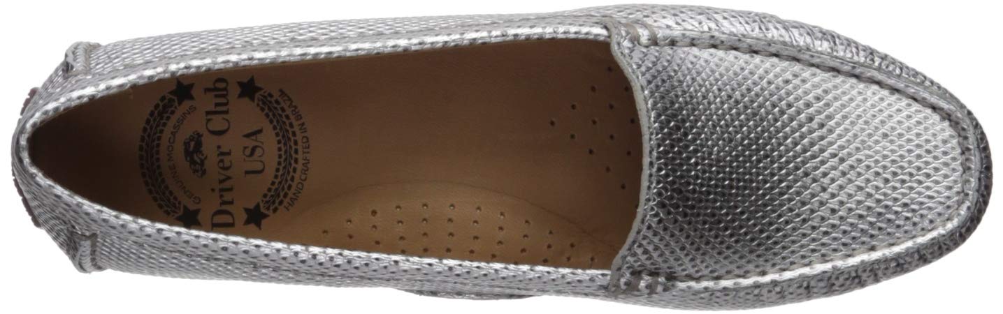 Driver Club USA Women's Genuine Leather Loafers - Handcrafted in Brazil - Hampton Style Slip-On Shoes for Work, Travel & Casual Wear