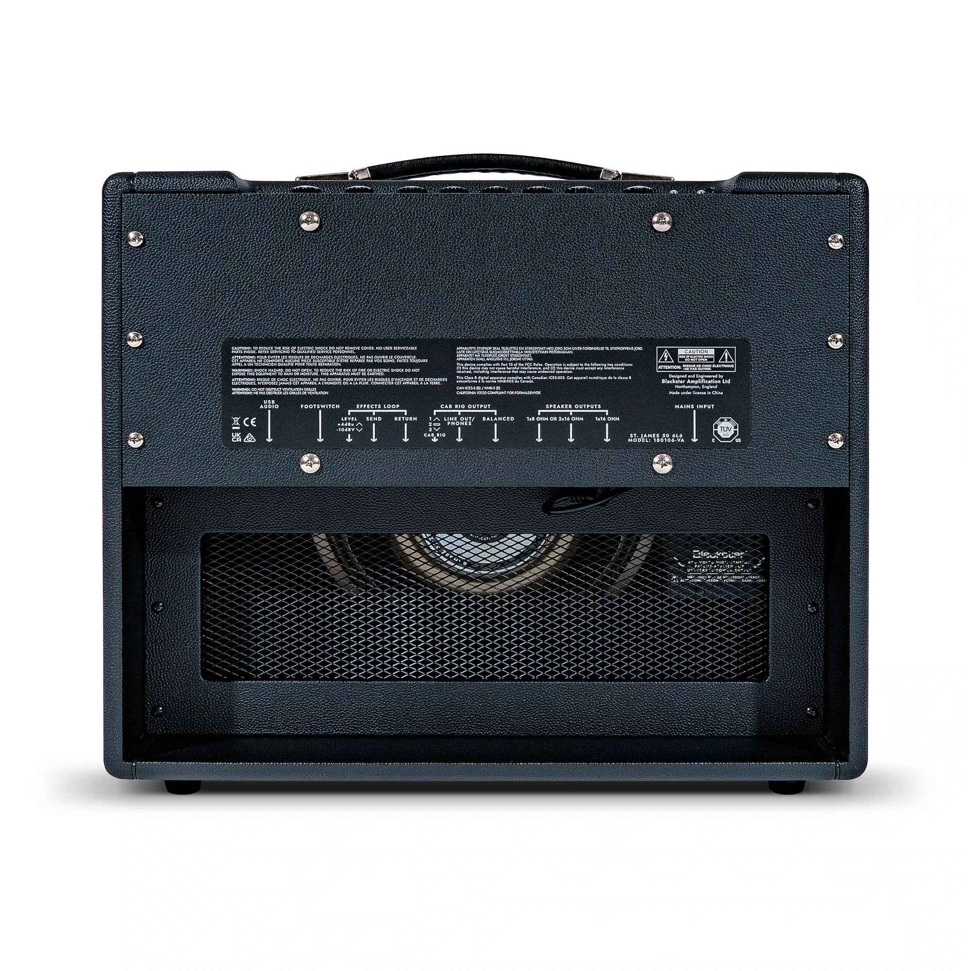 Blackstar St James 50W 1x12 Tube Guitar Combo Amp - Professional Electric Guitar Amplifier for Stage & Studio Use