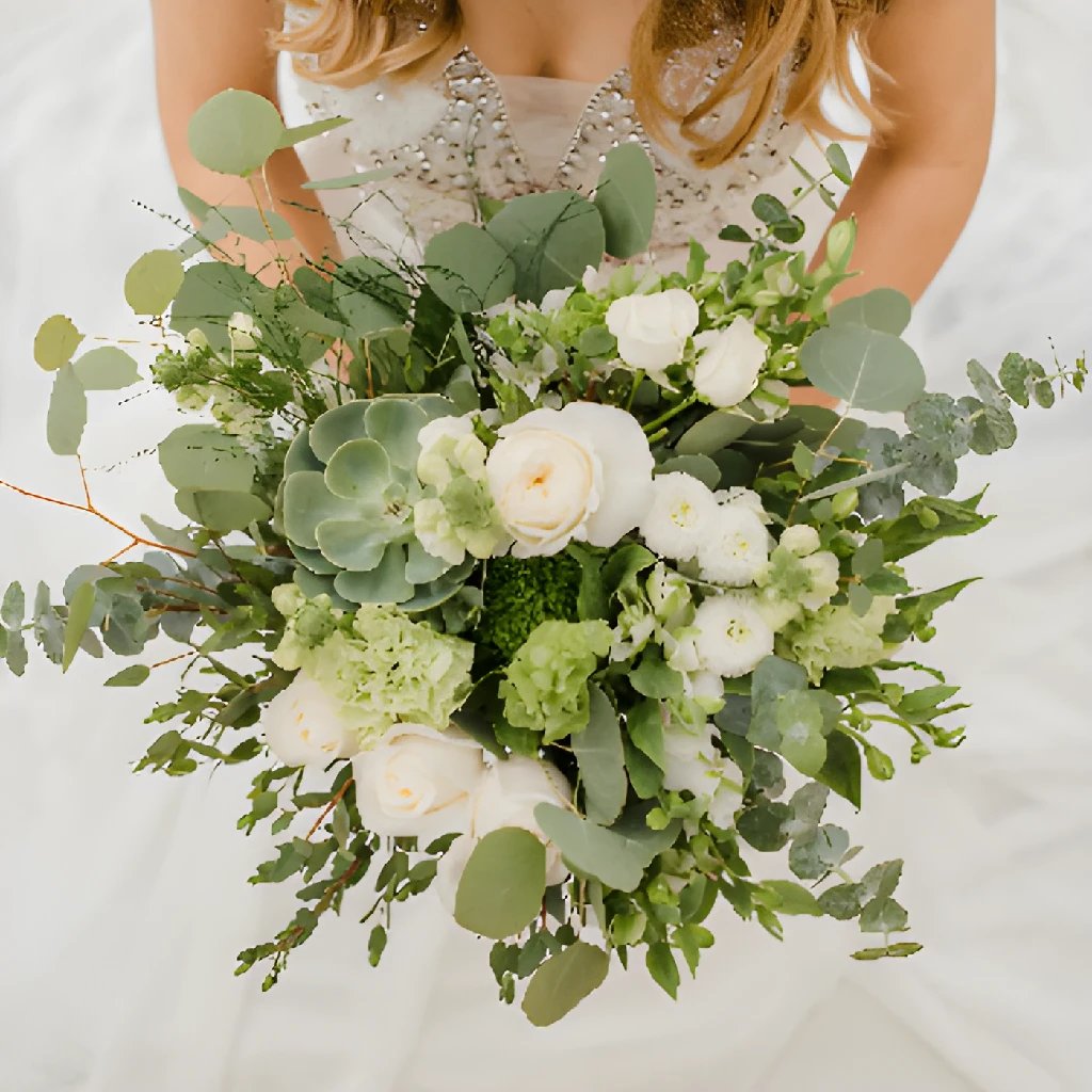 Bohemian Green Wedding Collection - Elegant Boho Bridal Accessories for Outdoor & Beach Weddings