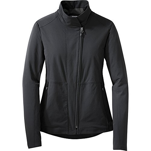 Outdoor Research Women's Prologue Moto Jacket - Lightweight Waterproof Windproof Motorcycle Jacket for Outdoor Adventures (Black, X-Small) | Perfect for Riding, Hiking & Urban Commuting