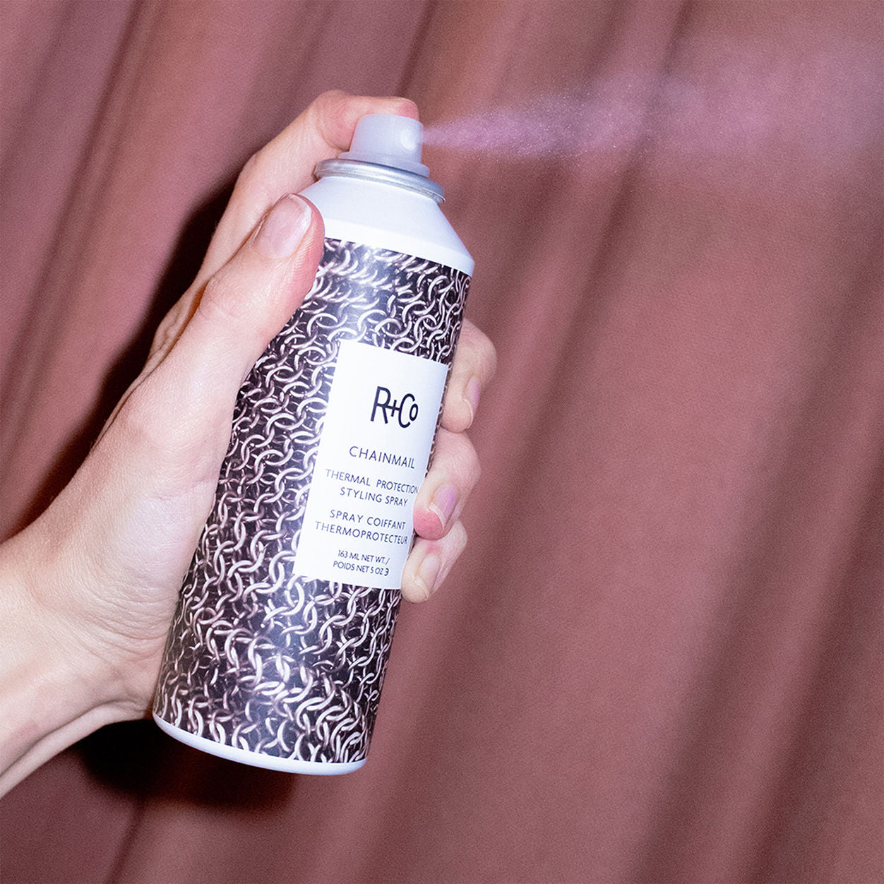 Chainmail Thermal Protection Styling Spray for Hair - Heat Protectant & Shine Enhancer for Blowouts, Straightening & Curling - Salon Quality Hair Care