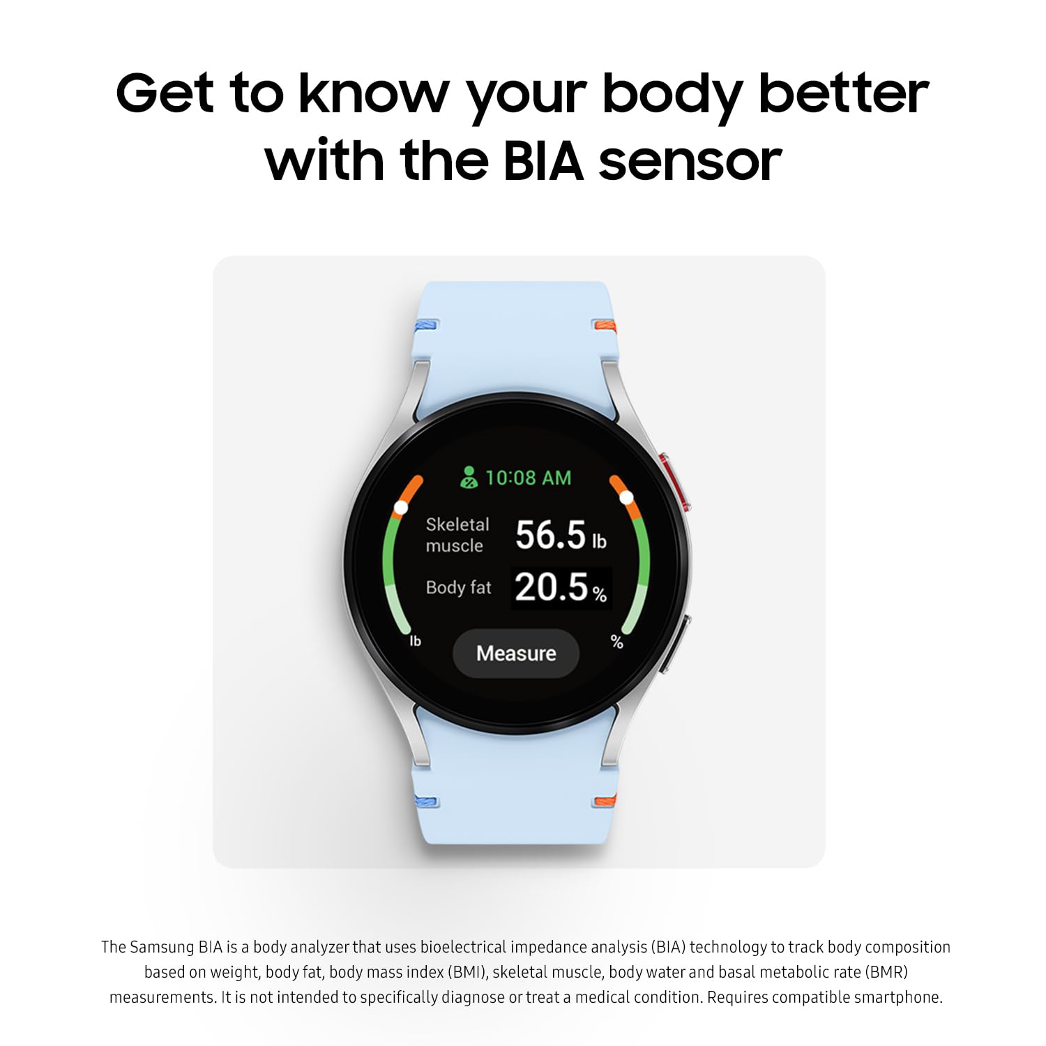 SAMSUNG Galaxy Watch FE 40mm Bluetooth Smartwatch - AI Fitness Tracker with BIA Sensor, Heart Rate Monitor, Sleep Tracking & Personalized HR Zones | 2024 Silver US Version (1 Year Warranty) | Perfect for Workouts, Running & Daily Health Monitoring
