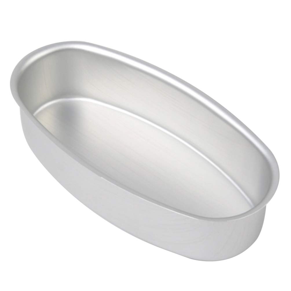 Hemoton Nonstick Aluminum Oval Baking Pan - 9x13 Inch Bread Loaf Pan, Perfect for Baking Cakes, Muffins & Banana Bread | Dishwasher Safe & Rust Resistant | Ideal for Home Baking, Holiday Cooking & Gift Giving