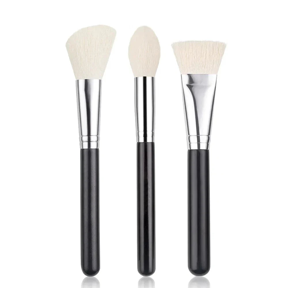 Professional Makeup Brush Set for Foundation & Loose Powder - Soft Synthetic Bristles for Flawless Face Makeup Application (Perfect for Daily Use, Contouring, and Professional Makeup Artists)