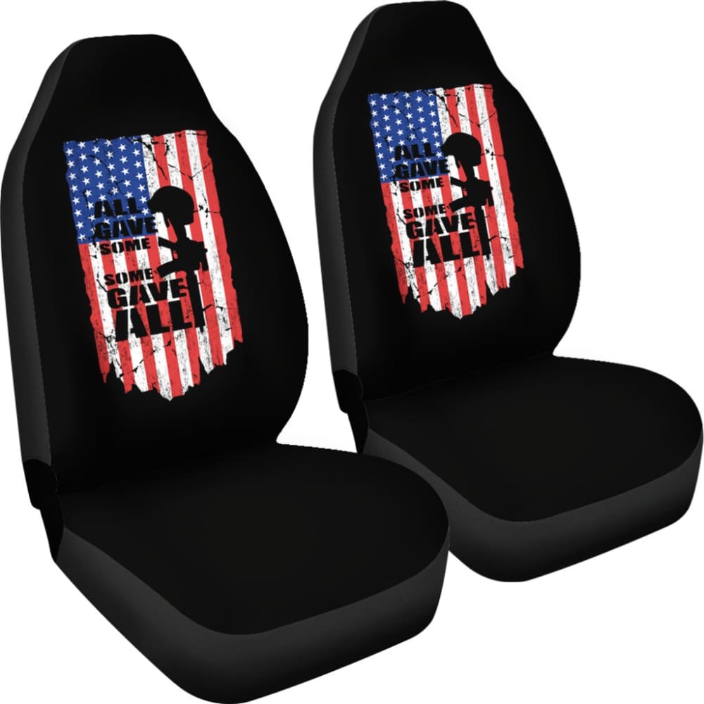 Patriotic Memorial Day Car Seat Covers - American Flag Design for Trucks & SUVs - Durable & Comfortable - Perfect for Veterans Day, 4th of July & Military Appreciation Events