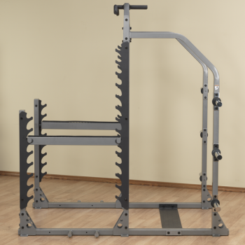 Body Solid SMR1000 ProClub Line Multi Squat Rack - Heavy Duty Home Gym Equipment for Strength Training & Weightlifting | Perfect for Garage, Basement & Home Workouts