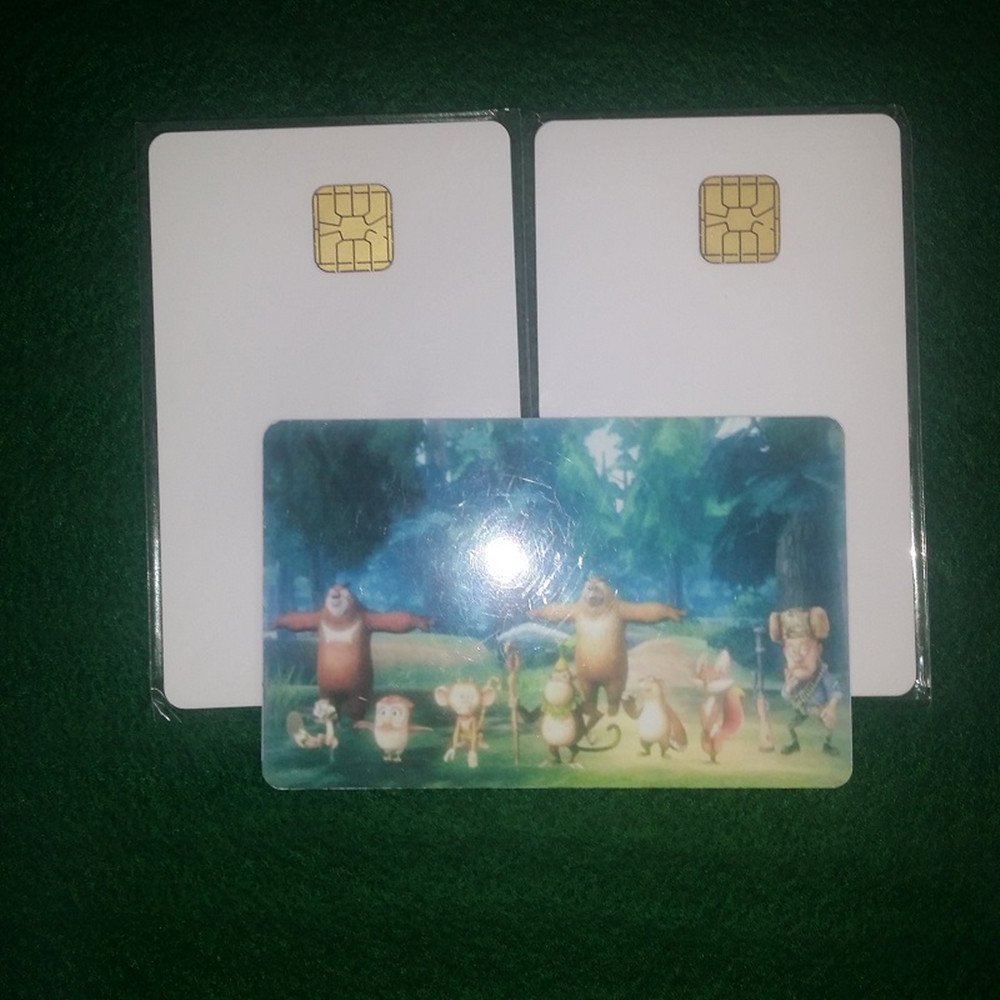 Printable PVC RFID Card 13.56MHz M1 1K with Sle4428 Chip - Contact & Contactless Smart IC Cards (100 Pack) for Access Control, ID Badges, and Payment Systems
