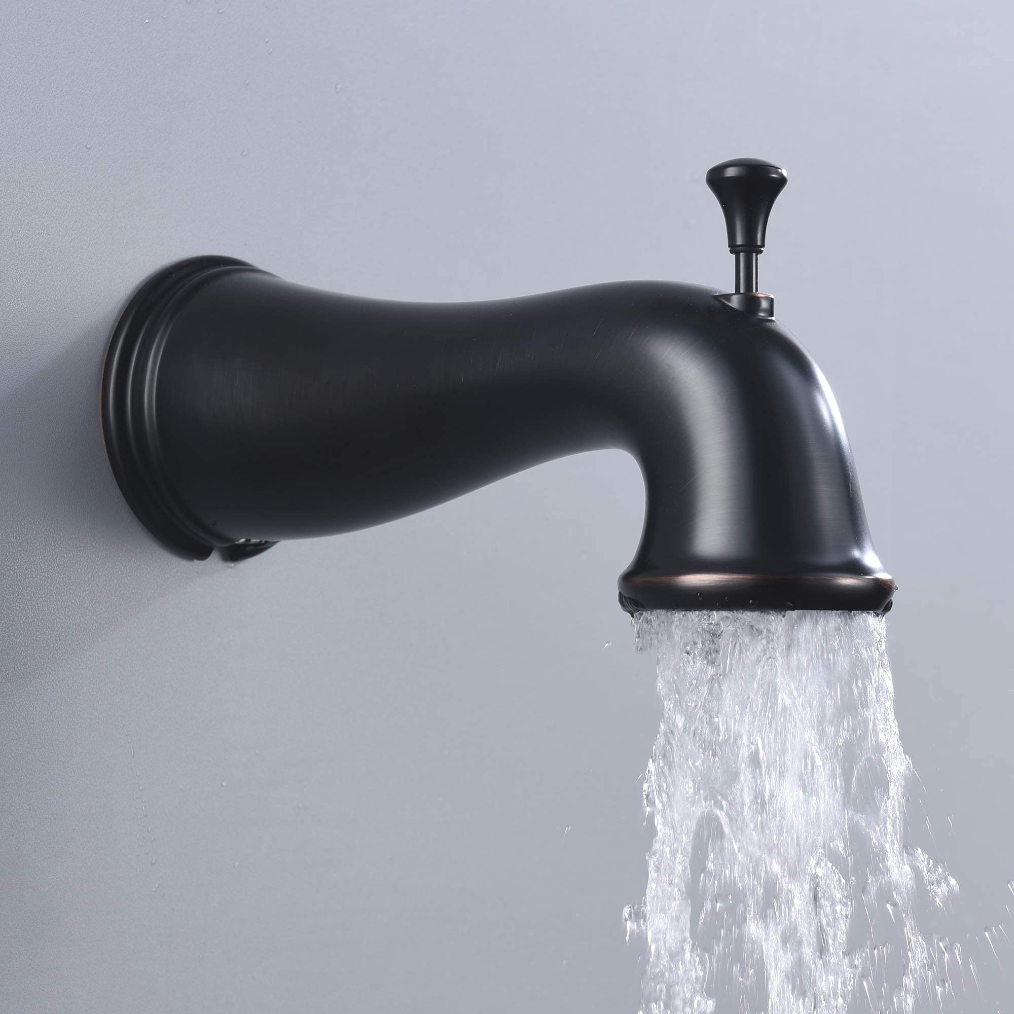 ANZZI Mesto Luxury Single Handle Wall Mounted Shower System - Oil Rubbed Bronze Rain Shower Head, Valve & Tub Faucet Combo Set for Bathroom (SH-AZ035) | Perfect for Modern Master Bathrooms & Spa-Like Shower Experience