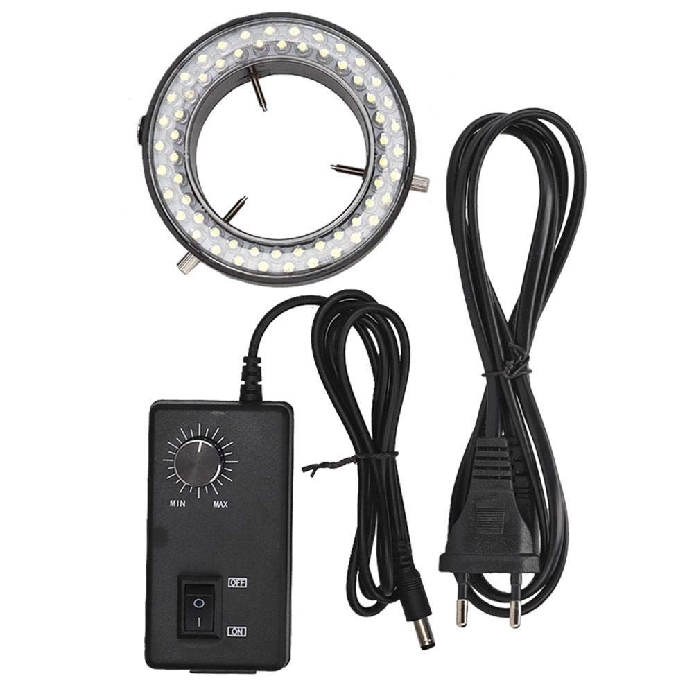 Professional LED Ring Light for Jewelry Repairs - Flicker-Free Microscope Lamp with Eye Protection - Ideal for Stereo Microscopes, Home & Professional Use