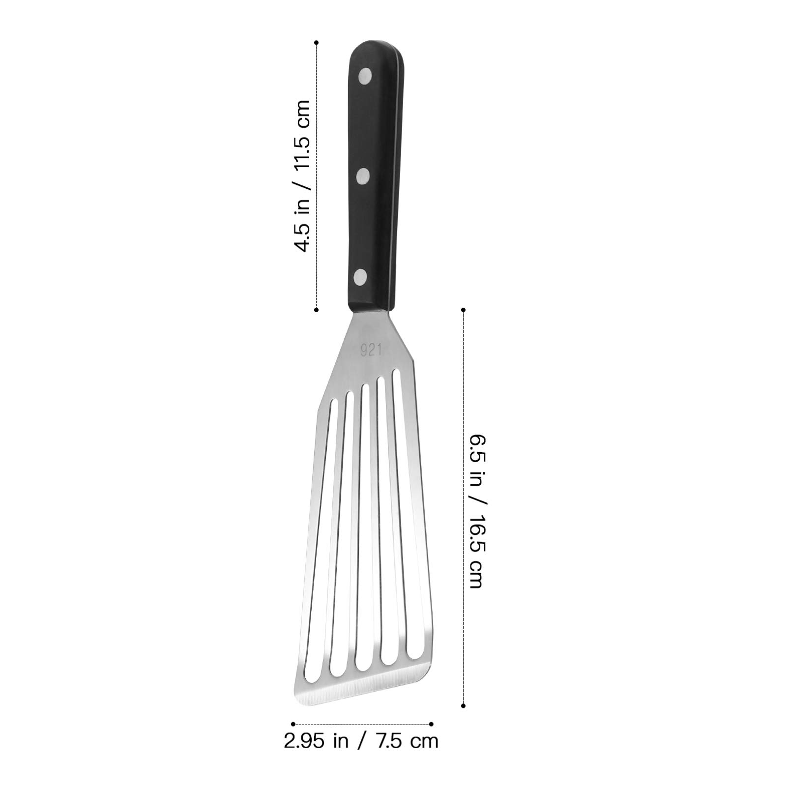 Premium Stainless Steel Spatula - Heavy Duty BBQ Turner, Slotted Metal Spatula for Grilling, Flipping Steak & Burgers - Perfect for Outdoor Cooking, Camping & Backyard BBQ Parties