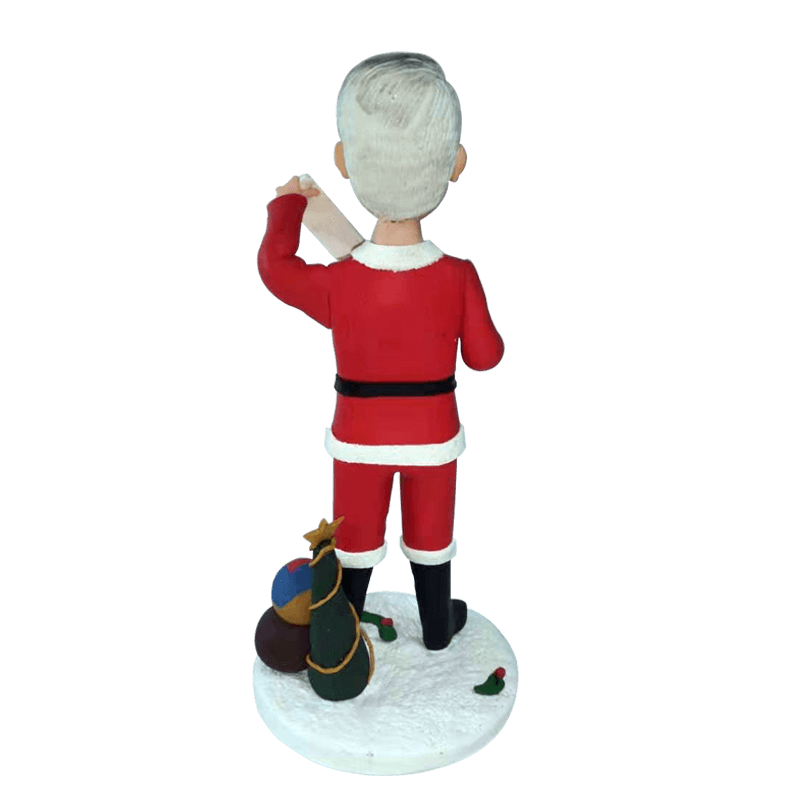 Personalized Merry Christmas Bobblehead - Custom Holiday Figurine Gift for Family & Friends | Perfect for Christmas Decorations, Office Desk, and Festive Party Favors