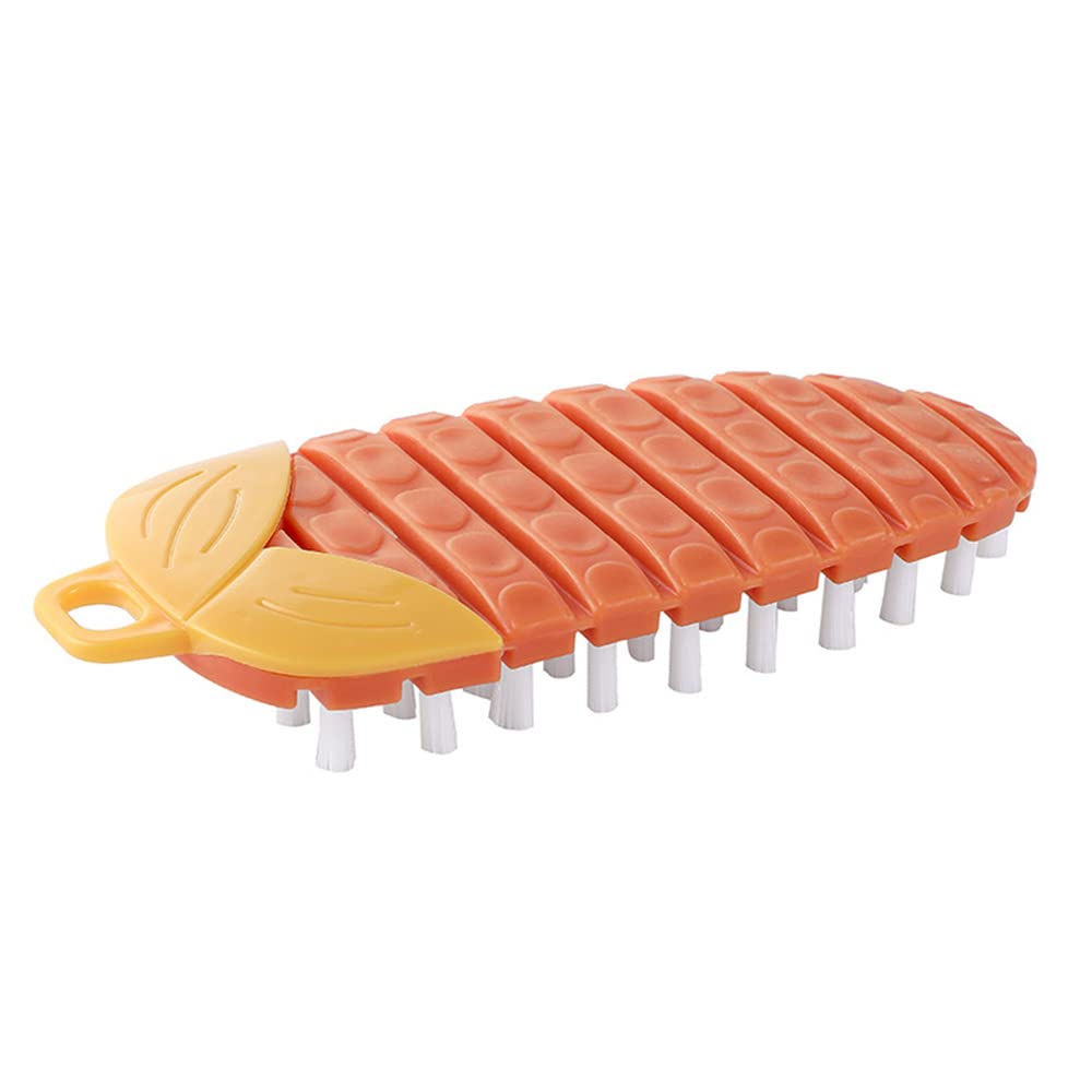 Flexible Vegetable Brush for Potatoes, Cucumbers & Carrots - Multi-Purpose Kitchen Cleaning Tool | Durable Fruit & Veggie Scrubber for Effective Washing | Perfect for Organic Produce, Meal Prep & Healthy Cooking