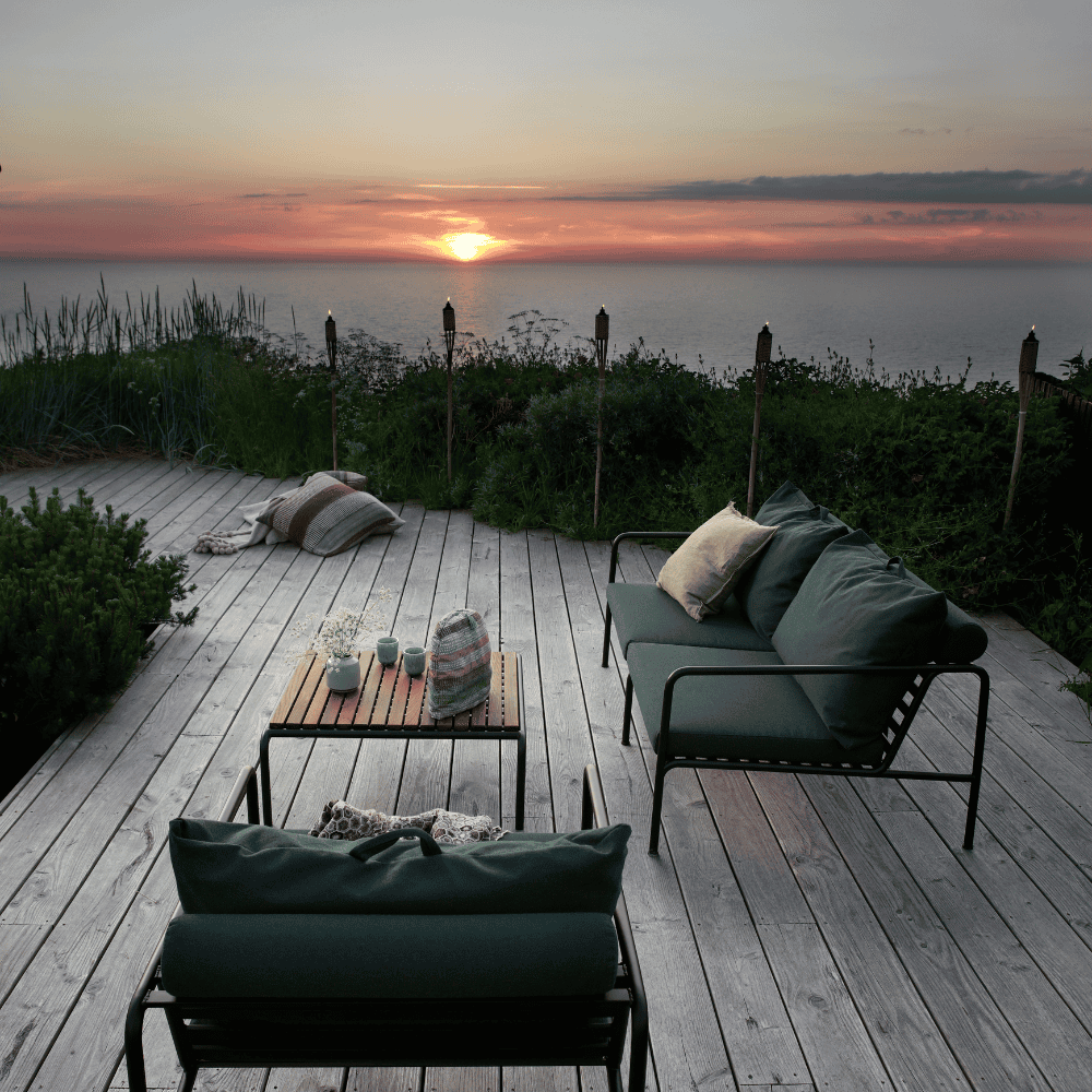 AVON Outdoor Lounge 2-Seater Sofa Set - Waterproof Patio Furniture for Garden, Poolside & Backyard Relaxation