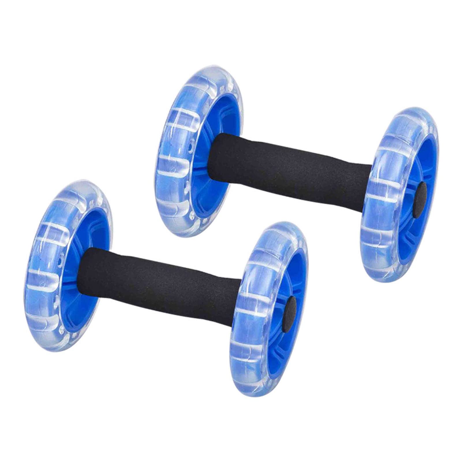 2Pcs Ab Roller Wheel - Home Gym Equipment for Core Workout & Fitness Training