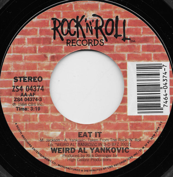 Weird Al Yankovic - Eat It 7