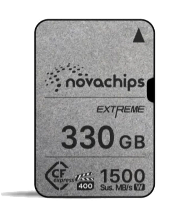 Novachips 330GB Extreme CFexpress 4.0 Type A Memory Card - High-Speed Professional Camera Storage for 8K Video & Burst Photography - Perfect for Sony Cameras, 4K/8K Filmmaking & Action Shots