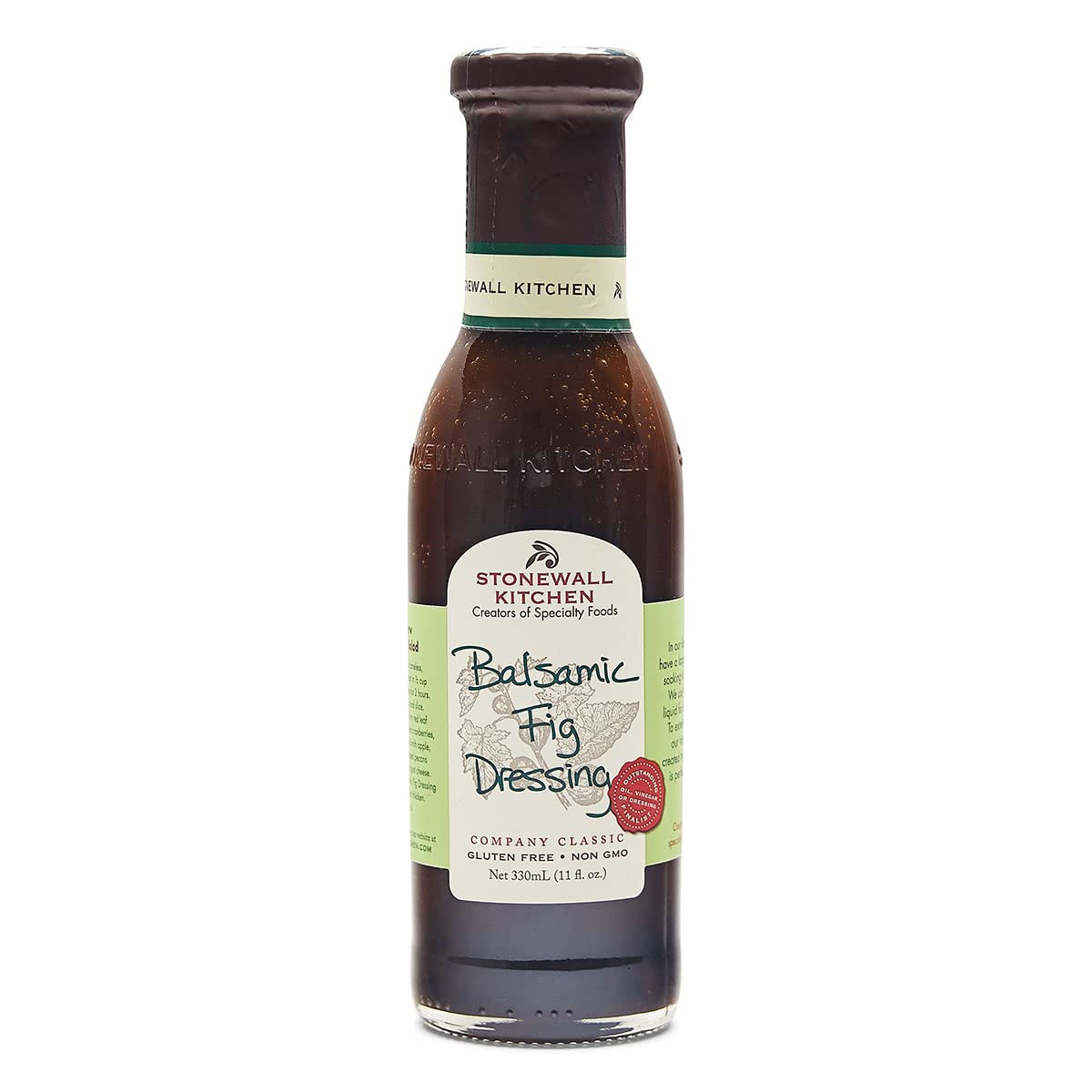 Stonewall Kitchen Balsamic Fig Dressing - 11 oz | Gourmet Salad Dressing, Marinade & Glaze for Salads, Meats & Cheese Boards
