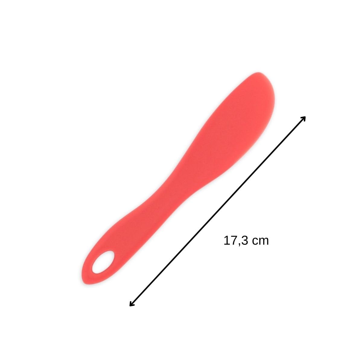 Red Nylon Spreading Spatula - 6.8