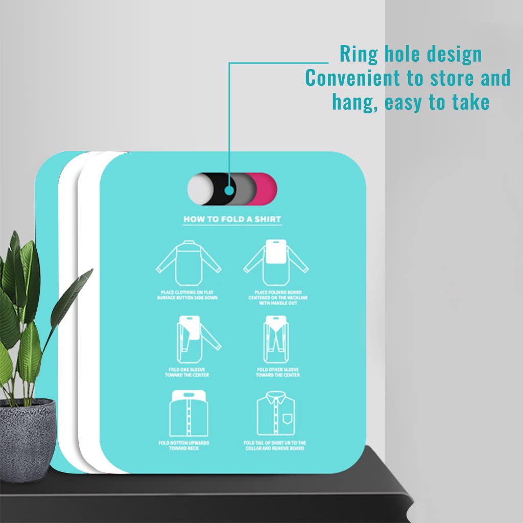 Laundry Folding Board for Clothes - Efficient Garment Folder for T-Shirts, Dresses & Sweaters - Perfect for Travel, Home & Organization (Adults & Kids)