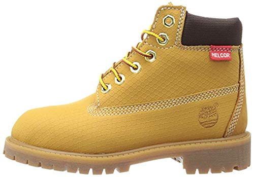 Timberland 6 Inch Premium Waterproof Scuff Rebar Boots for Toddler, Little Kid & Big Kid - Durable Outdoor Hiking & School Shoes for Boys & Girls