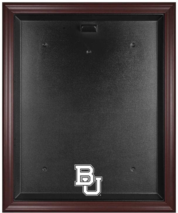 Baylor Bears Mahogany Wood Framed Jersey Display Case - College Football Memorabilia Shadow Box for Sports Collectibles - Perfect for Man Cave, Game Room, or Sports Fan Gift