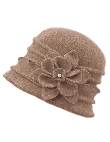 Ruffle Bucket Hat: Tan