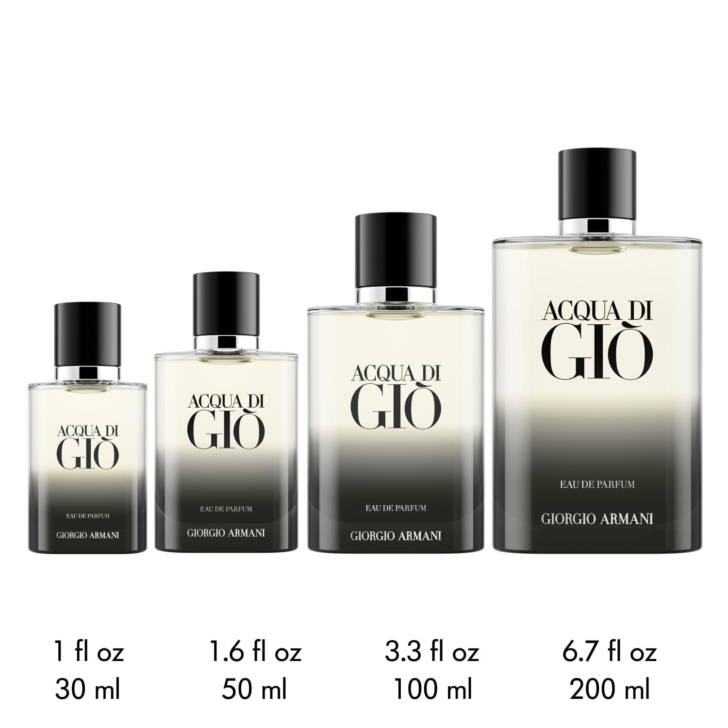 Armani Acqua di Giò Eau de Parfum for Men - Fresh & Powerful Cologne with Mandarin, Lavender & Patchouli Notes - Long-Lasting Luxury Fragrance for Everyday Wear, Date Night & Special Occasions