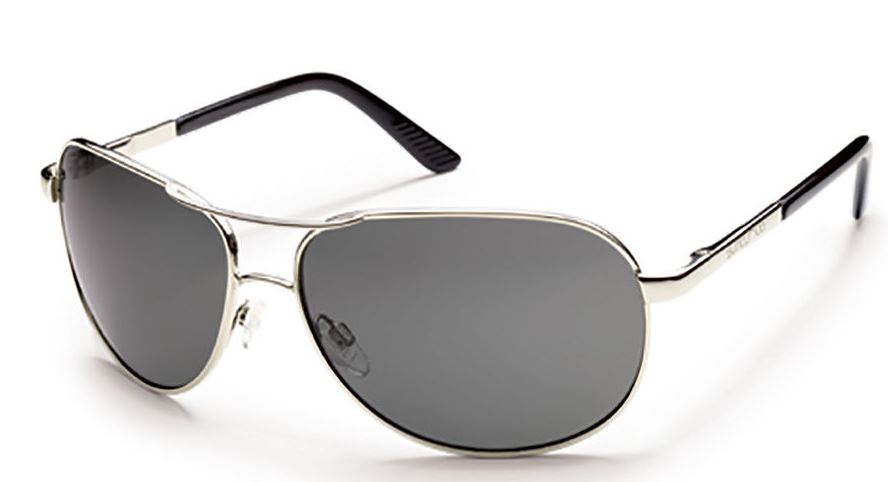 Aviator Polarized Sunglasses - Silver Gray Lens for Men & Women - UV Protection, Fashion & Outdoor Activities