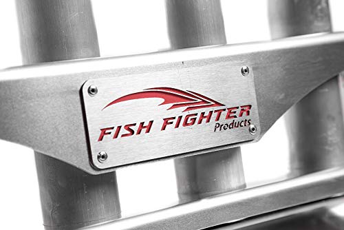 Boat Fishing Rod Holder Rack - Adjustable 4-Position Pivoting Rod Launcher for Saltwater & Freshwater Fishing | Perfect for Trolling, Casting & Storage on Deck
