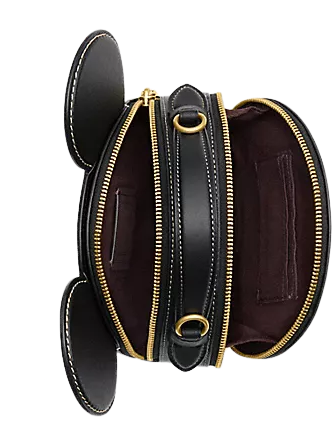 Coach Disney X Coach Mickey Mouse Ear Crossbody Bag - Stylish & Playful Disney Accessory for Women | Perfect for Theme Parks, Parties & Everyday Use