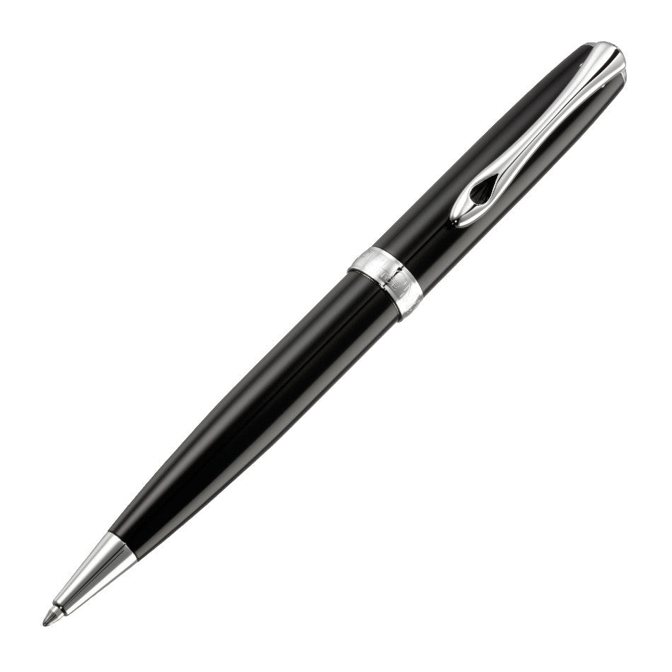 Diplomat Excellence A2 Black Lacquer Ballpoint Pen - Premium Writing Instrument for Business Professionals, Gift Ideas & Signature Signing