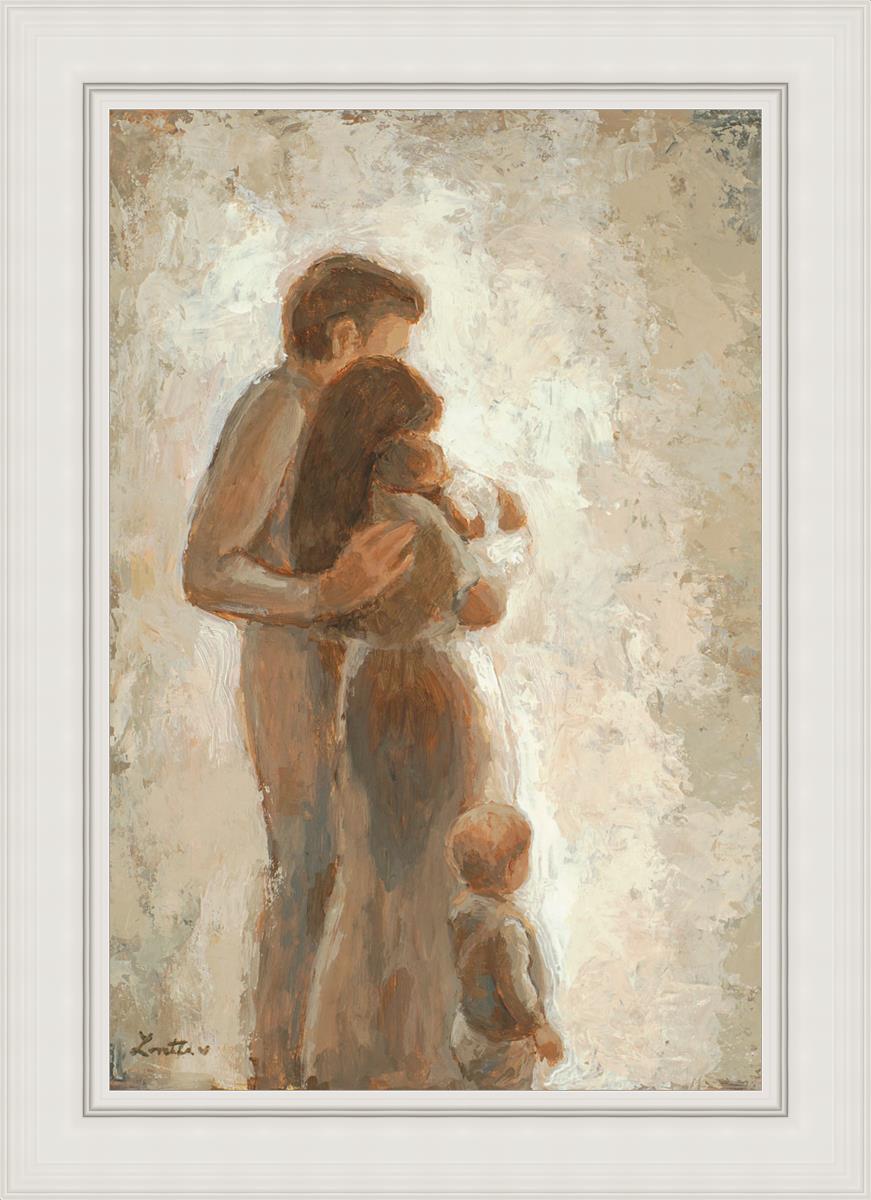 Family Looking Towards the Light - Inspirational Wall Art for Home Decor | Motivational Canvas Print for Living Room, Bedroom & Office | Perfect Gift for Family & Friends