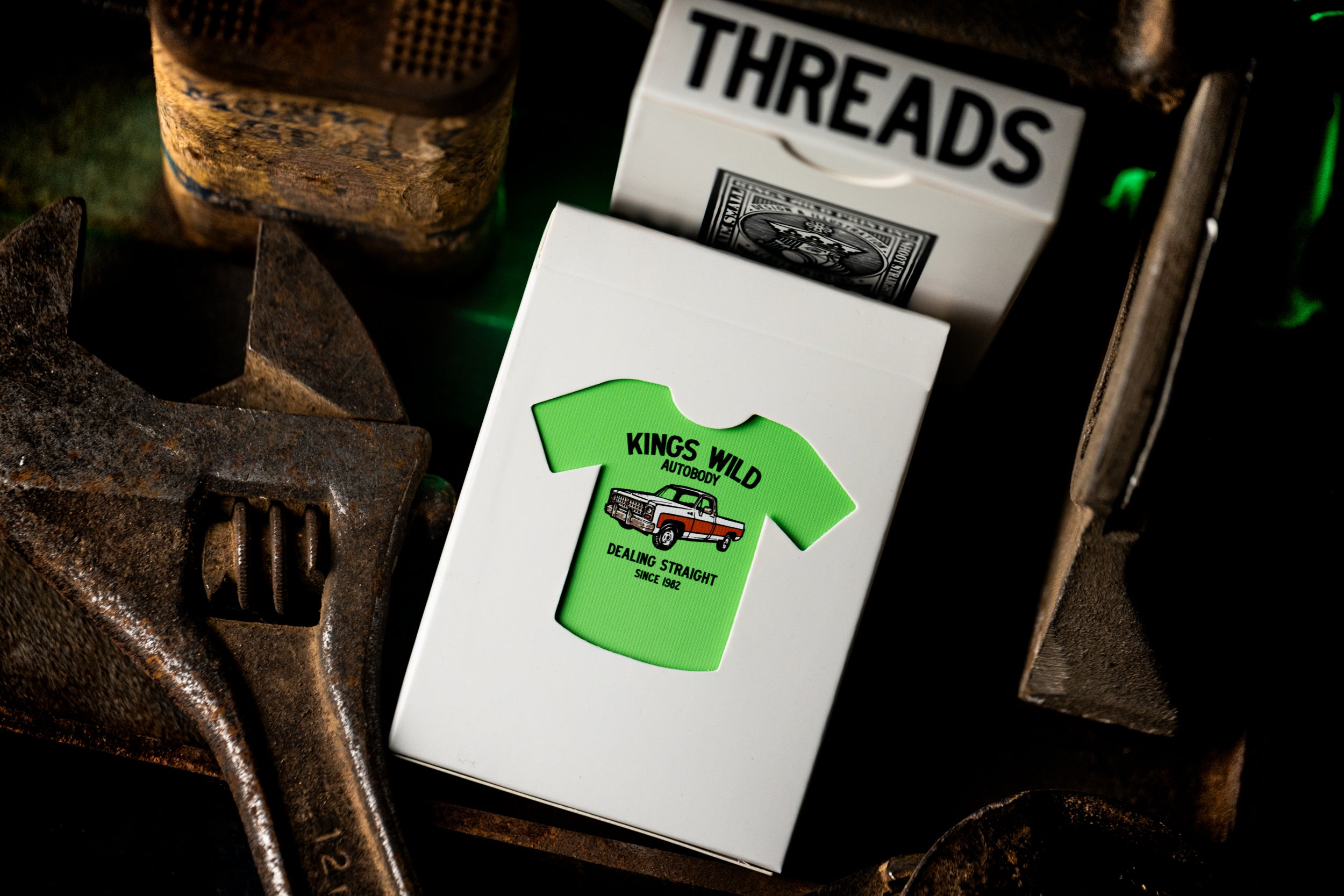 Premium KW Auto Body Threads Deck Luxury Playing Cards - Elegant Design for Poker, Blackjack & Magic Tricks | Perfect for Game Nights, Casino Parties & Collectors