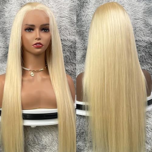613 Lace Front Wig Human Hair Blonde Wig