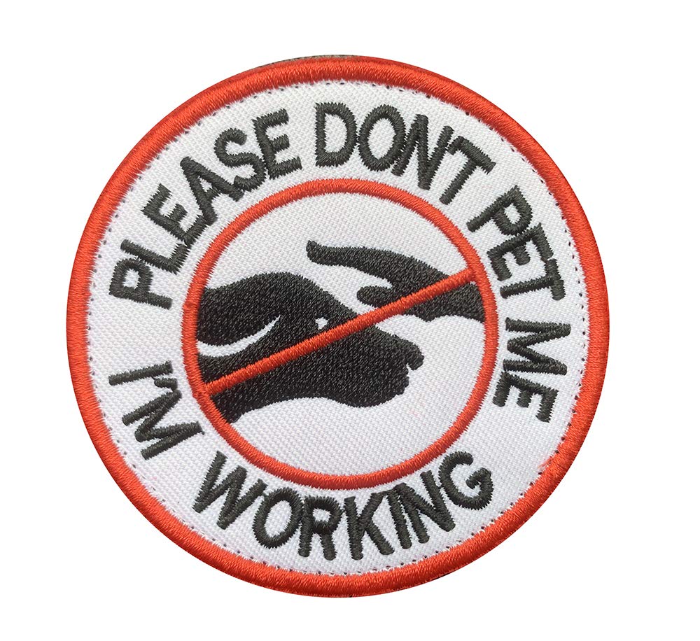 Antrix Round Service Dog Patch - 3.15