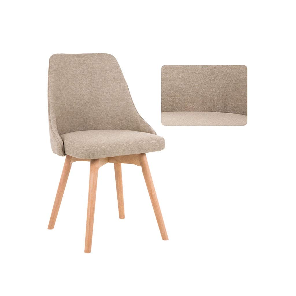 Wooden Dining Chair with Cushion - Comfortable for Kitchen, Living Room & Bedroom