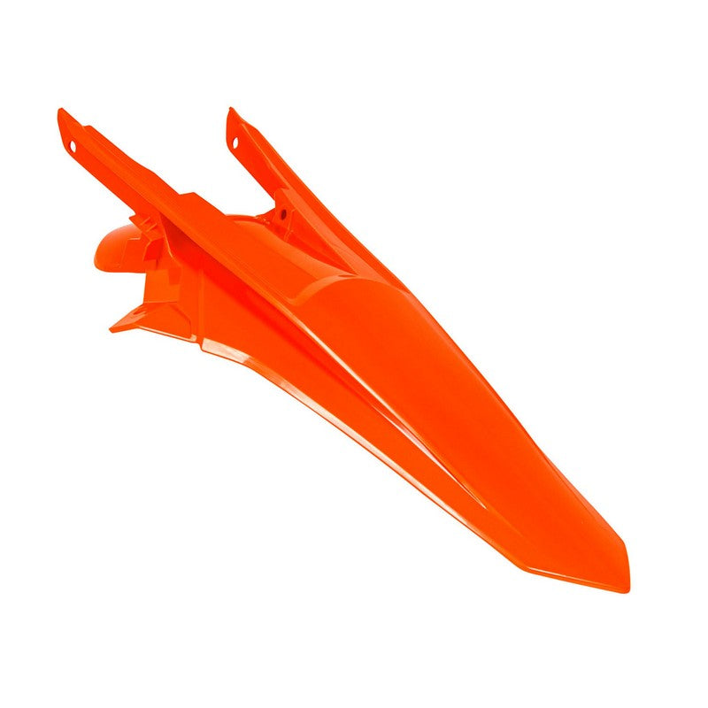 KTM Rear Fender Replacement - Compatible with 125EXC, 150XC, 150XCW, 250EXC, 250EXCF, 300EXC, 350EXCF, 350XCF Models - High-Quality Neon Orange Dirt Bike Fender - Perfect for Off-Road, Motocross & Trail Riding