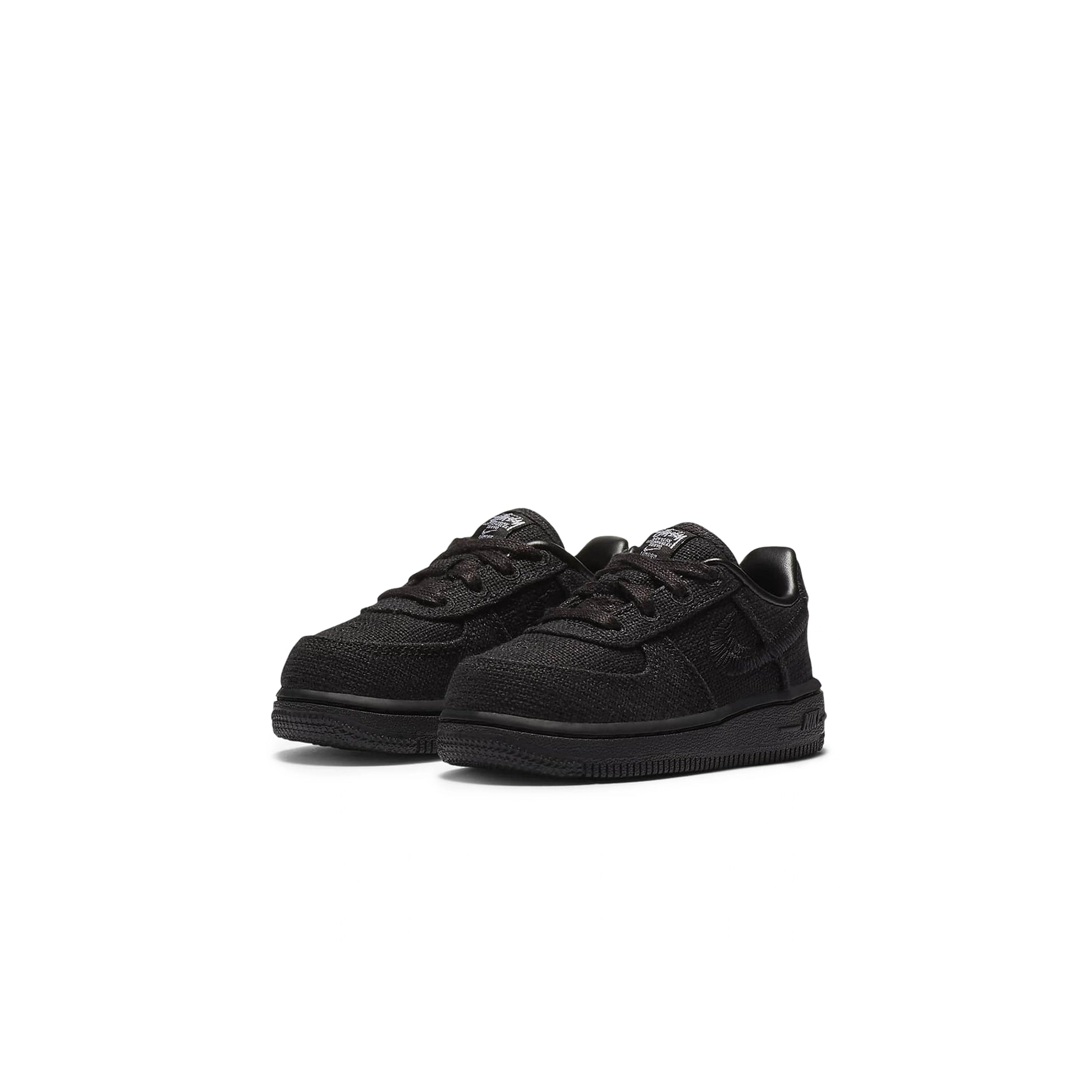 Stussy x Nike Air Force 1 Low Black (TD) - Limited Edition Sneakers for Men & Women - Perfect for Streetwear, Casual Wear & Sneaker Collectors