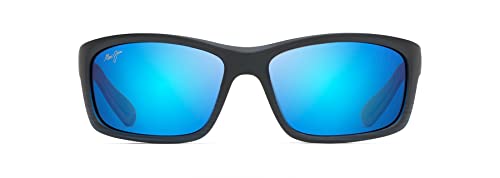Matte Trans. Blue Black Stripe/Blue Hawaii Polarized