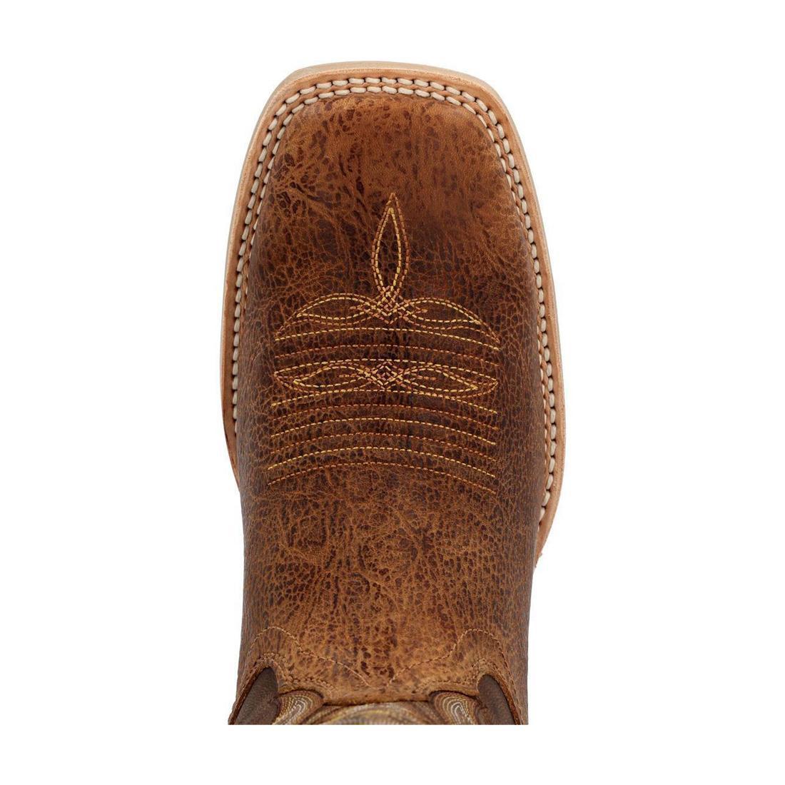 Rebel Pro Lite Rustic Tan & Tobacco Western Boots for Men - Durable Cowboy Boots for Riding, Work & Outdoor Activities