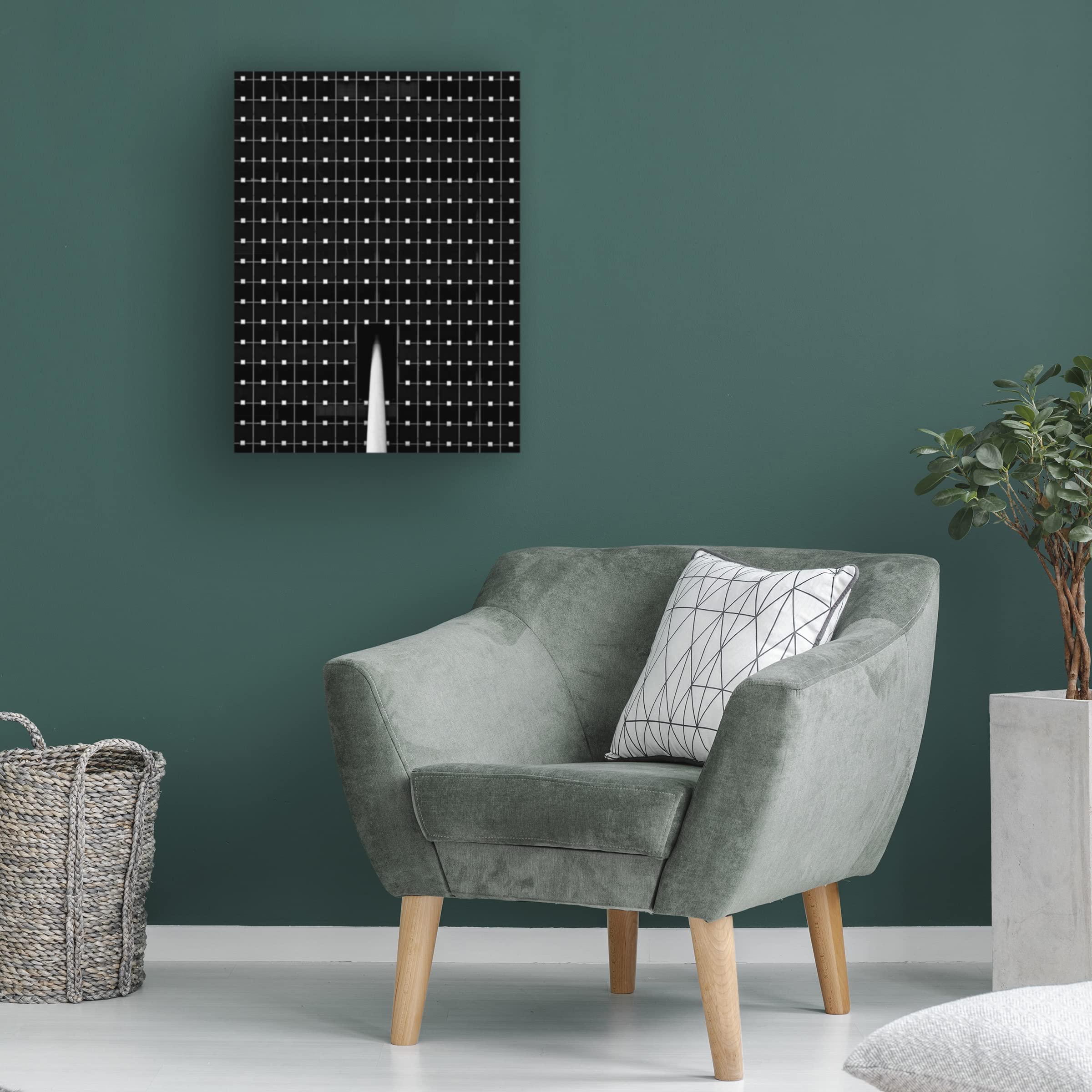 Trademark Fine Art 'Architectural Study 2' Canvas Wall Art Print by K K Carlos - Modern Abstract Painting for Living Room, Bedroom & Office Decor