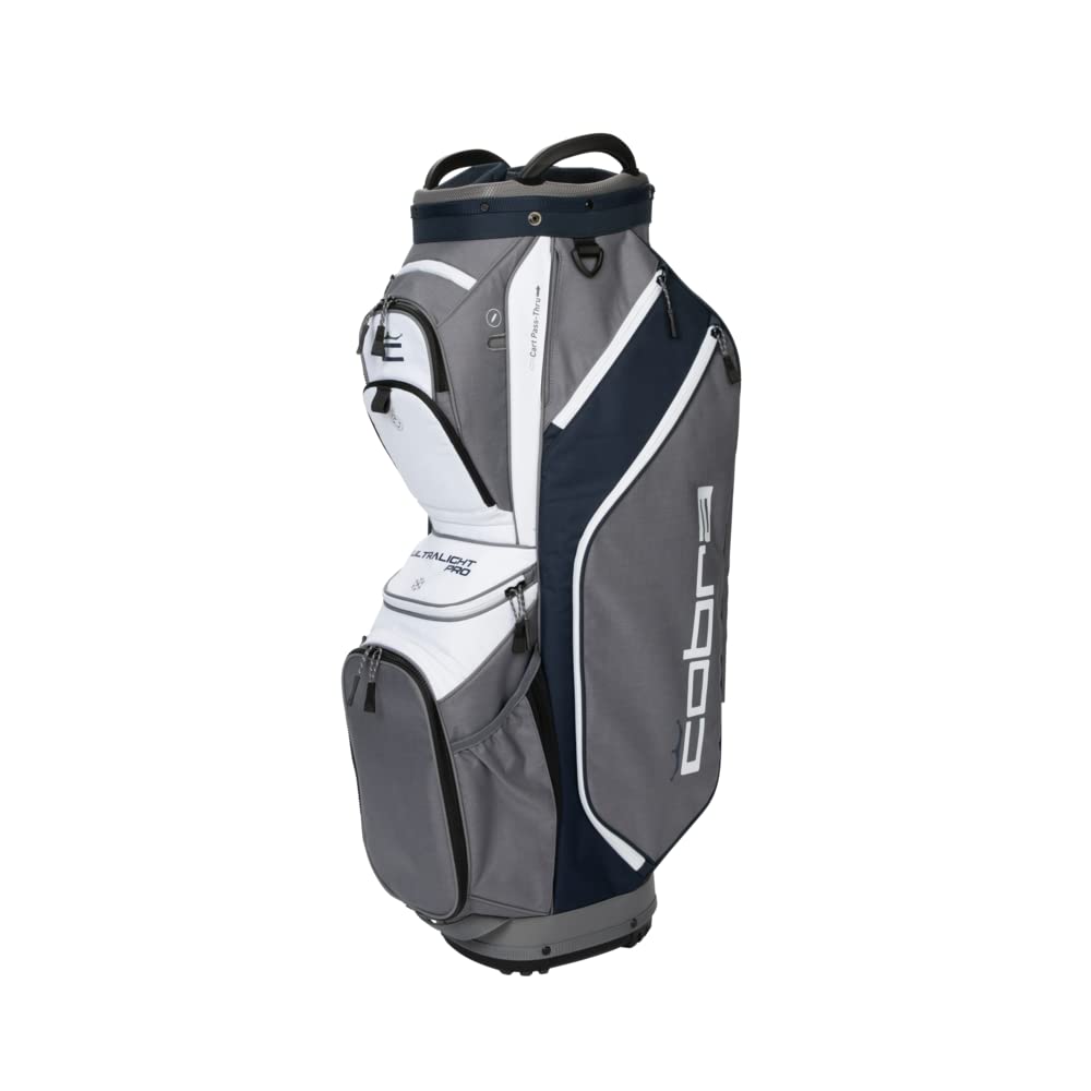 Cobra Golf 2022 Ultralight Pro Cart Bag - Lightweight Golf Stand Bag with 14-Way Divider, Cooler Pocket & Easy Glide Straps - Perfect for Golf Tournaments & Weekend Golfing