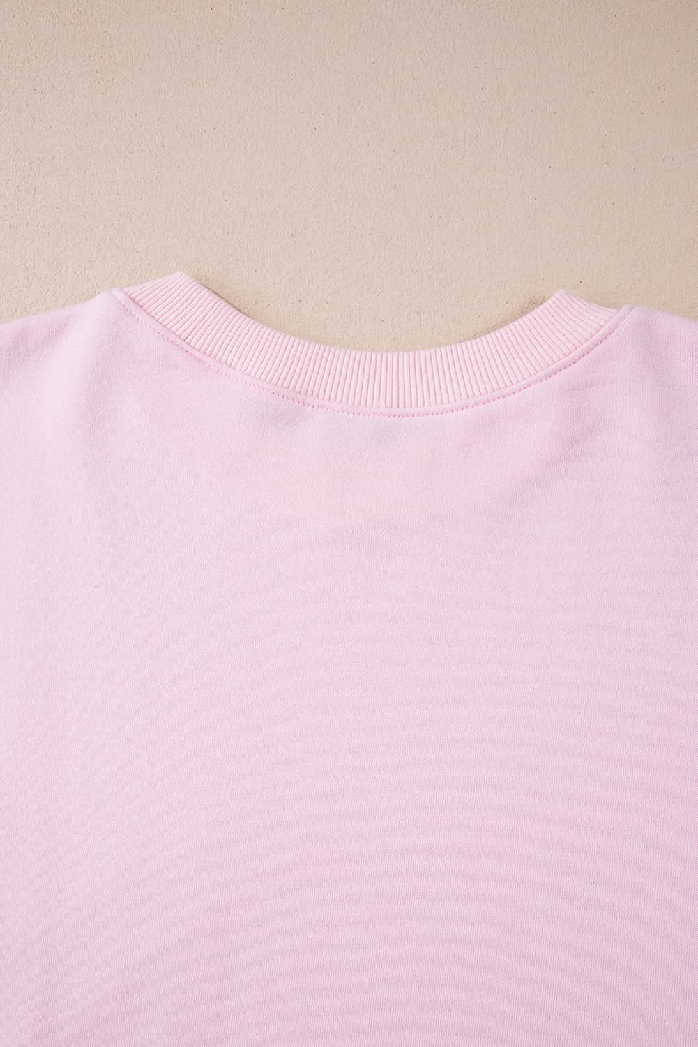 Stylish Light Pink Batwing Sweatshirt for Women - Trendy Oversized Pullover for Casual Wear, Lounge & Street Style Fashion