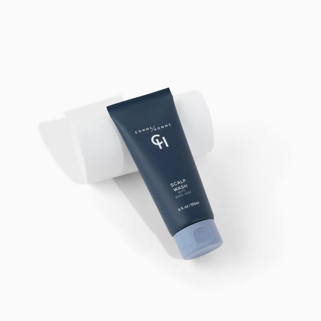Comme Homme Hydrating Scalp Wash for Bald Men - Moisturizing & Cleansing Face & Scalp Treatment, 5 Fl Oz - Ideal for Daily Skincare & Post-Shave Hydration