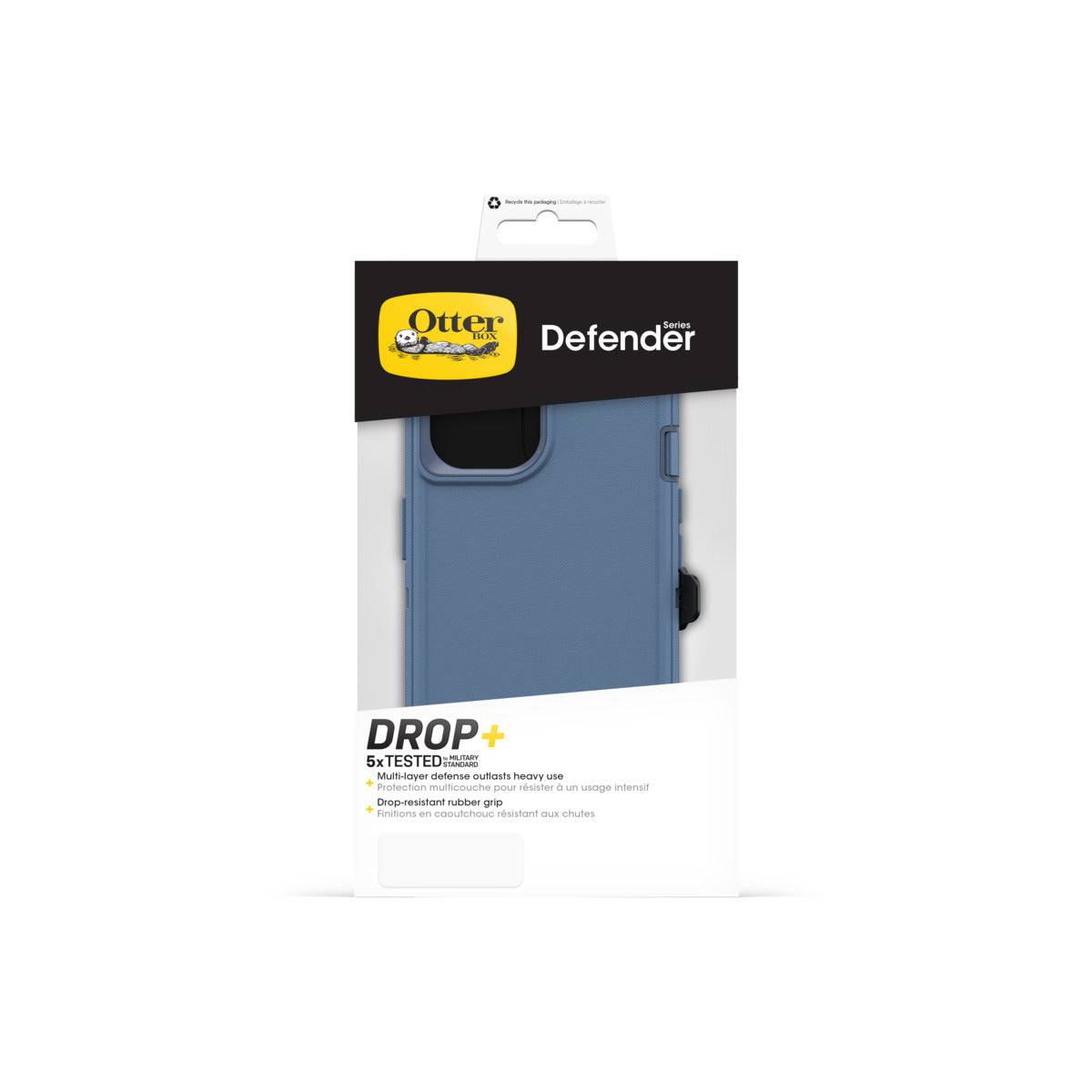 Otterbox Defender Series Rugged Protective Case for iPhone 15 - Shockproof, Drop-Resistant Cover with Built-in Screen Protector | Perfect for Outdoor Adventures, Construction Work & Active Lifestyles