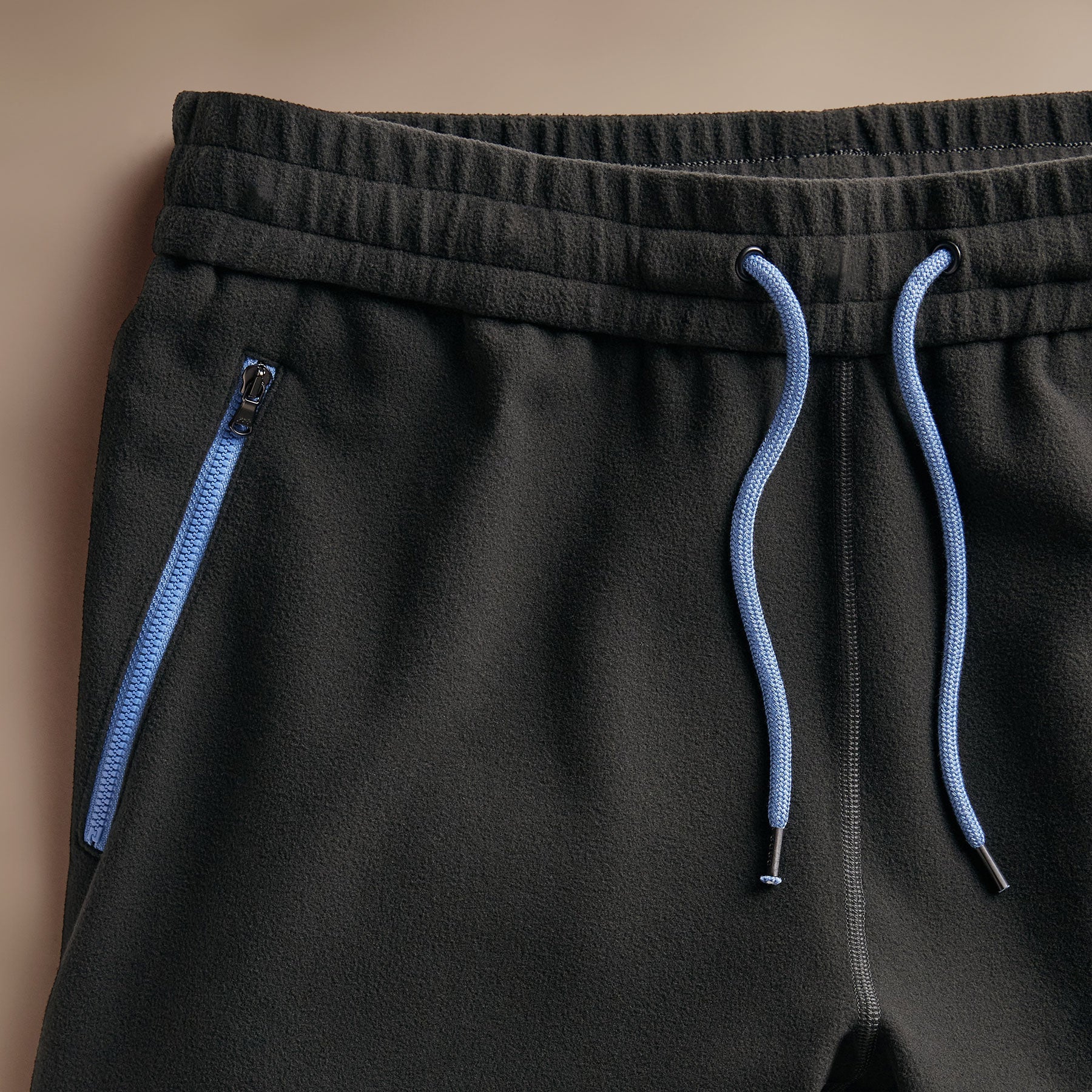 Scuba Zip Pocket Performance Pants for Men & Women - Carbon/Blue - Comfortable & Durable Workout & Yoga Pants for Gym, Running & Outdoor Activities