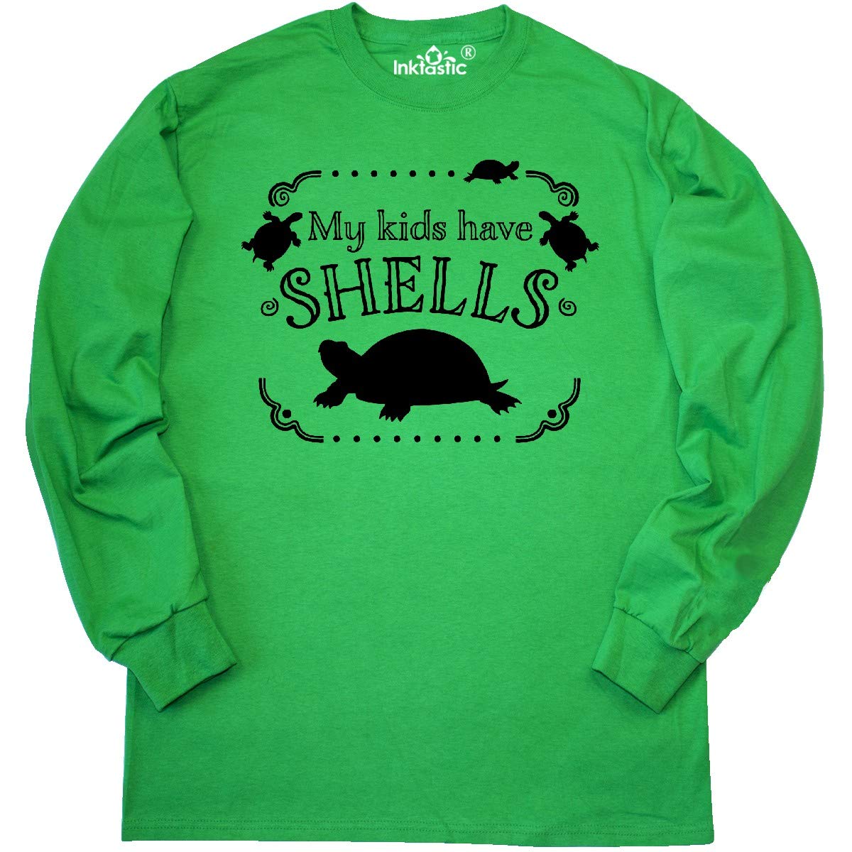 Turtle Family Pets Long Sleeve T-Shirt for Kids - Shell Design