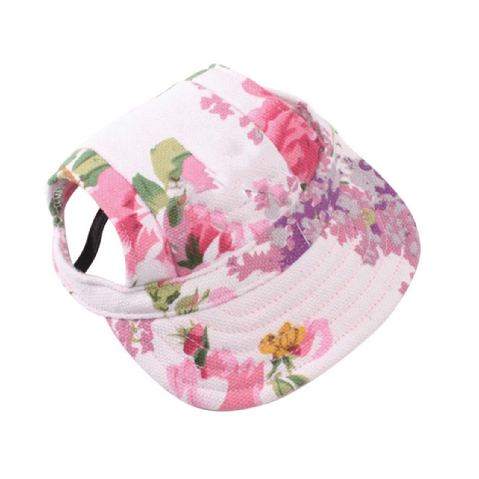 Adjustable Dog Baseball Hat with Ear Holes - Breathable Pet Headwear for Small & Medium Dogs - Perfect for Outdoor Walks, Beach Trips & Photo Shoots
